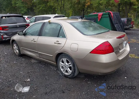 2006 Honda Accord 2.4 Ex из США, поврежденный, VIN 1HGCM568X6A168633
